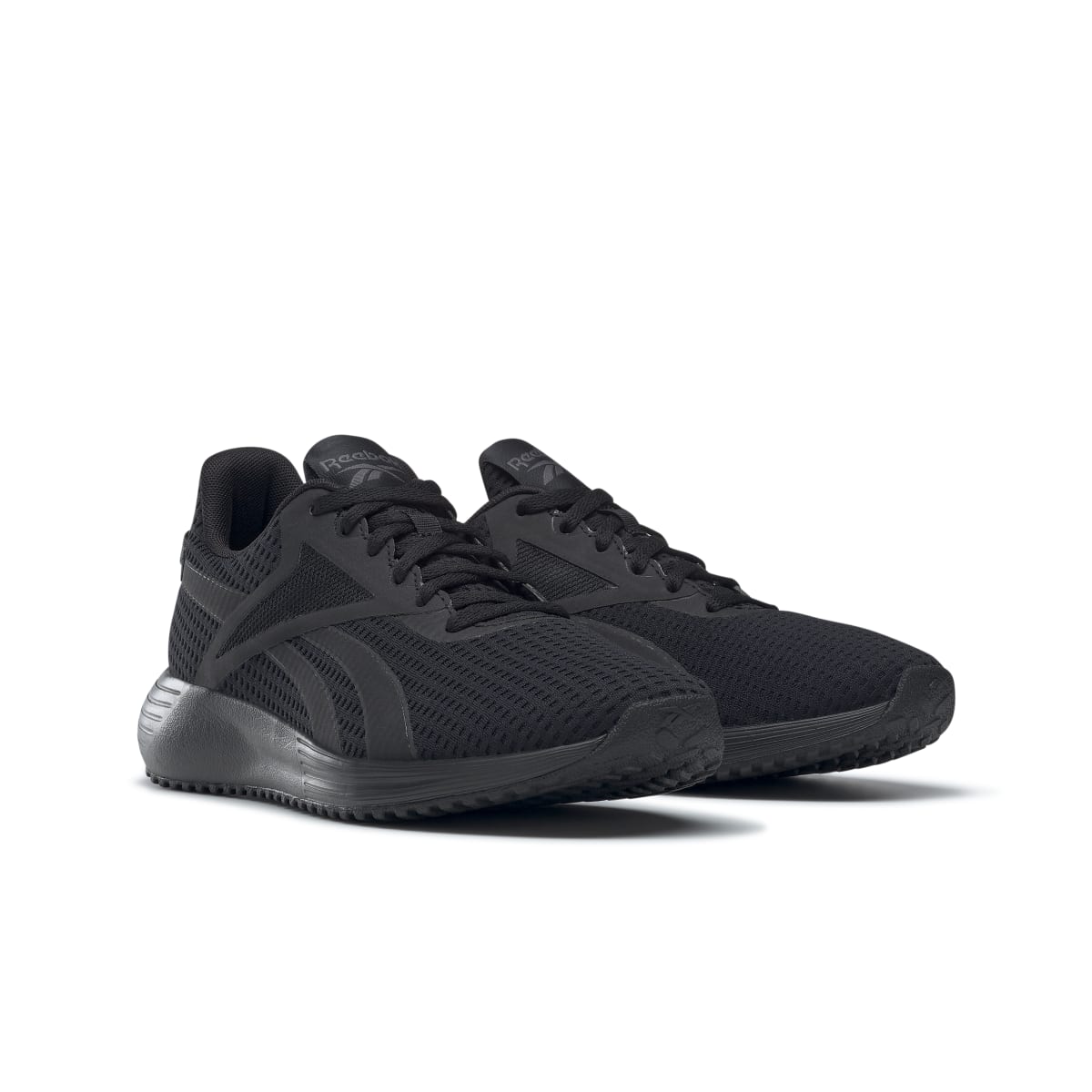 REEBOK GY3977 LITE PLUS 3 Women's (Medium) Black/Grey/Yellow Mesh Running Shoes