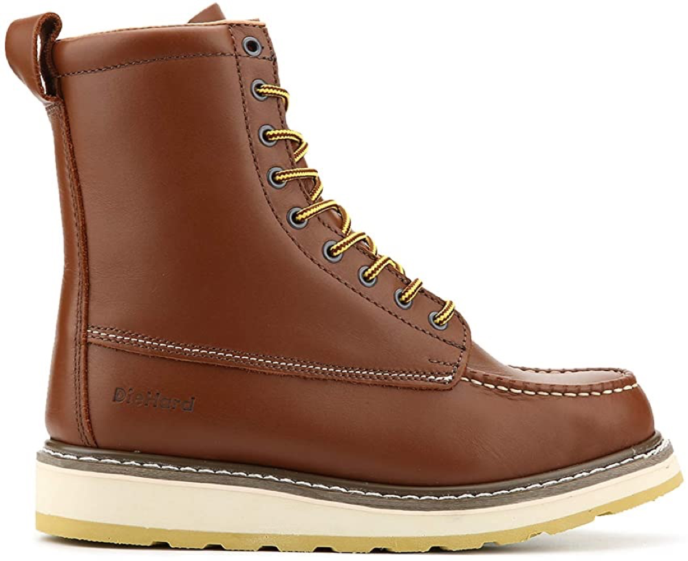 86994 Slip Resistant Durability 8" Leather Work Boots