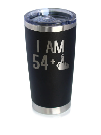 54 + 1 Middle Finger - 20 oz Coffee Tumbler