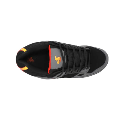 DVS F0000233970 CELSIUS MN'S (Medium) Charcoal/Black/Red Suede/Leather/Nubuck Skate Shoes
