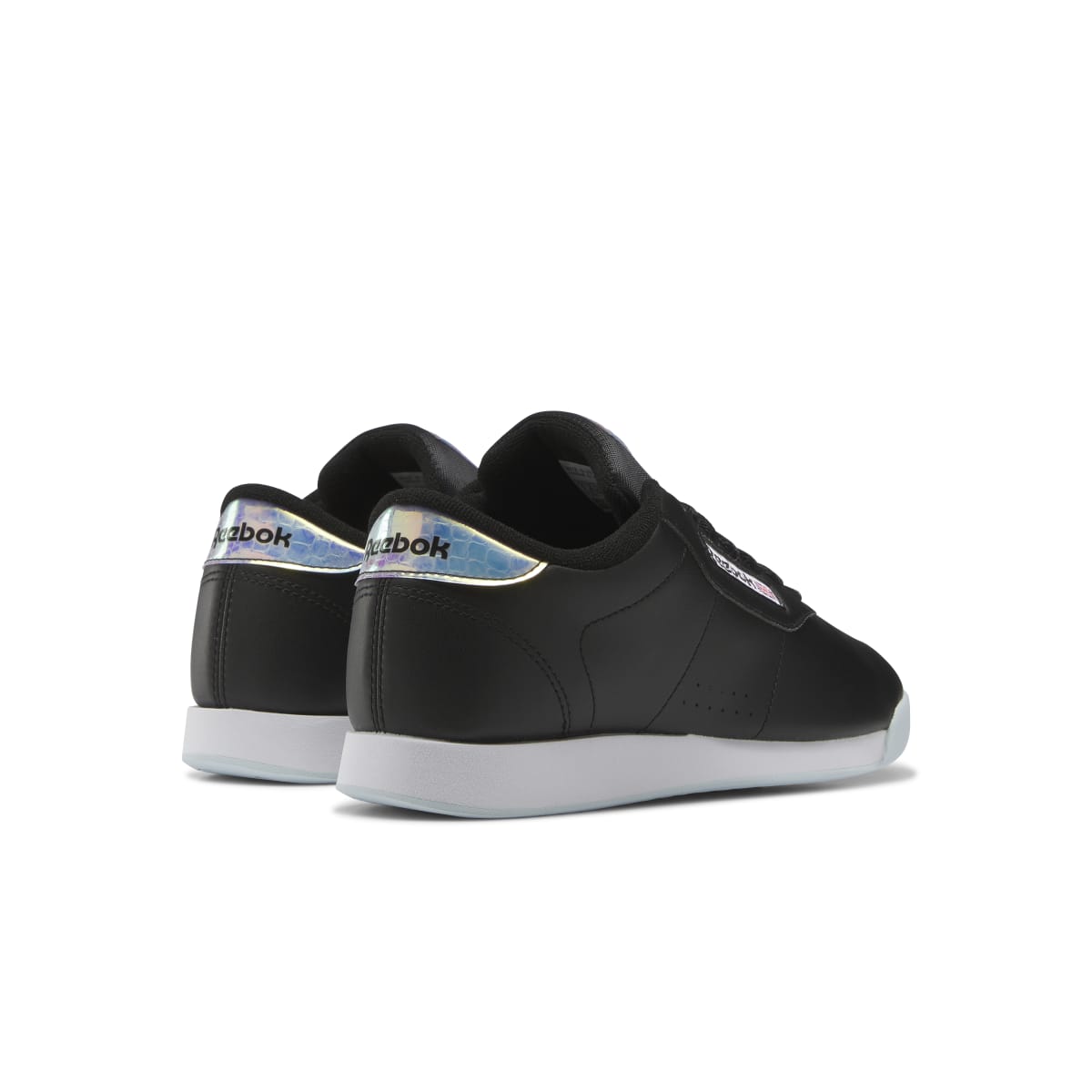 REEBOK HP9022 PRINCESS Women's (Medium) Black/White/Blue Synthetic Lifestyle Shoes