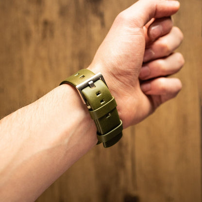 The Watch Band – Premium Leather Adjustable Watch Strap