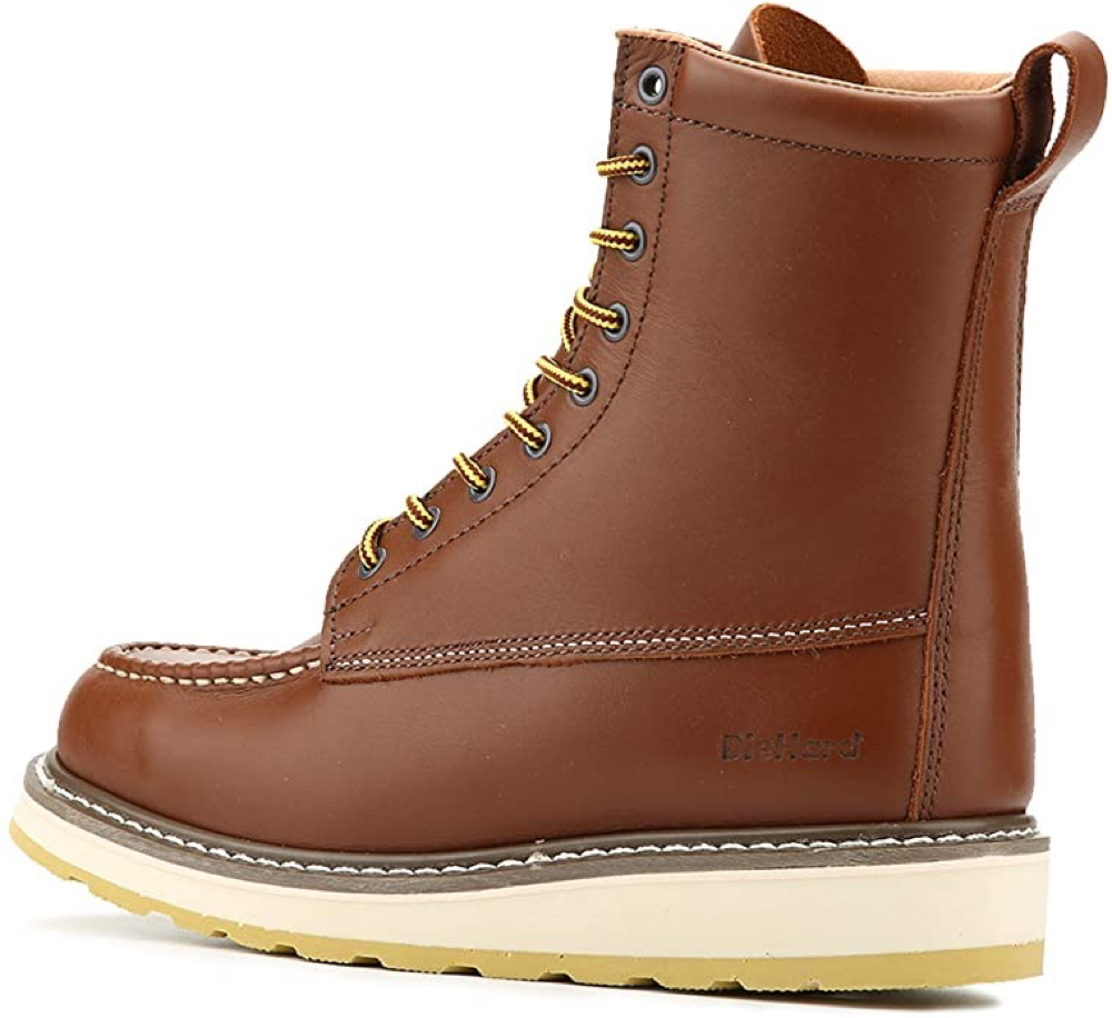 86994 Slip Resistant Durability 8" Leather Work Boots