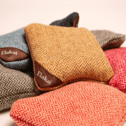 6-in Herringbone Cornhole Bags | Premium All-Weather Collection