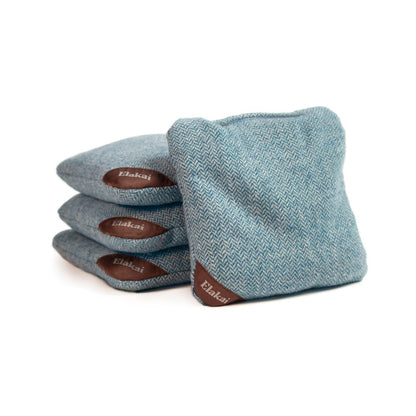 6-in Herringbone Cornhole Bags | Premium All-Weather Collection