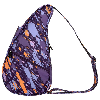 Small Healthy Back Bag Tote Prints and Patterns (Splash Purple)