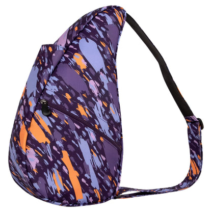 Small Healthy Back Bag Tote Prints and Patterns (Splash Purple)