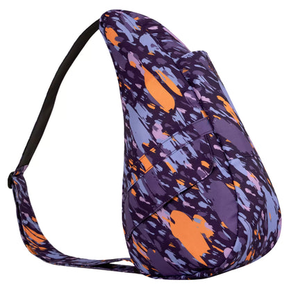 Small Healthy Back Bag Tote Prints and Patterns (Splash Purple)