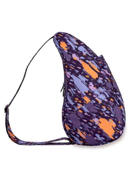 Small Healthy Back Bag Tote Prints and Patterns (Splash Purple)