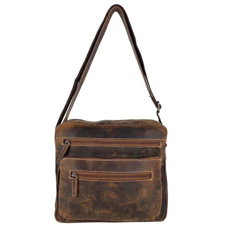 Samuel Buffalo Leather Men's Shoulder Bag