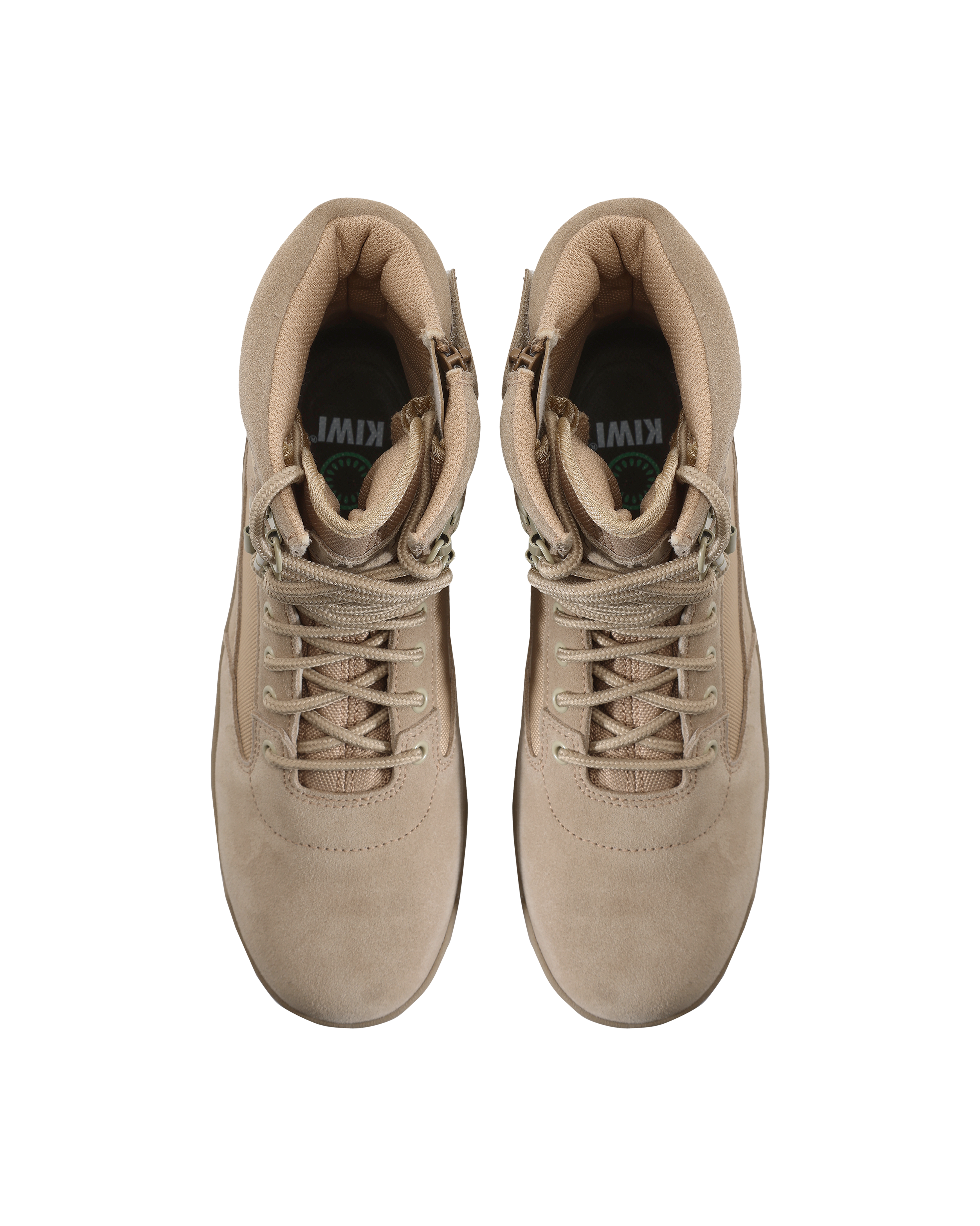 Durable Sand Suede 6.5" Composite Toe Zipped Water Resistant Tactical Boots [R68200]