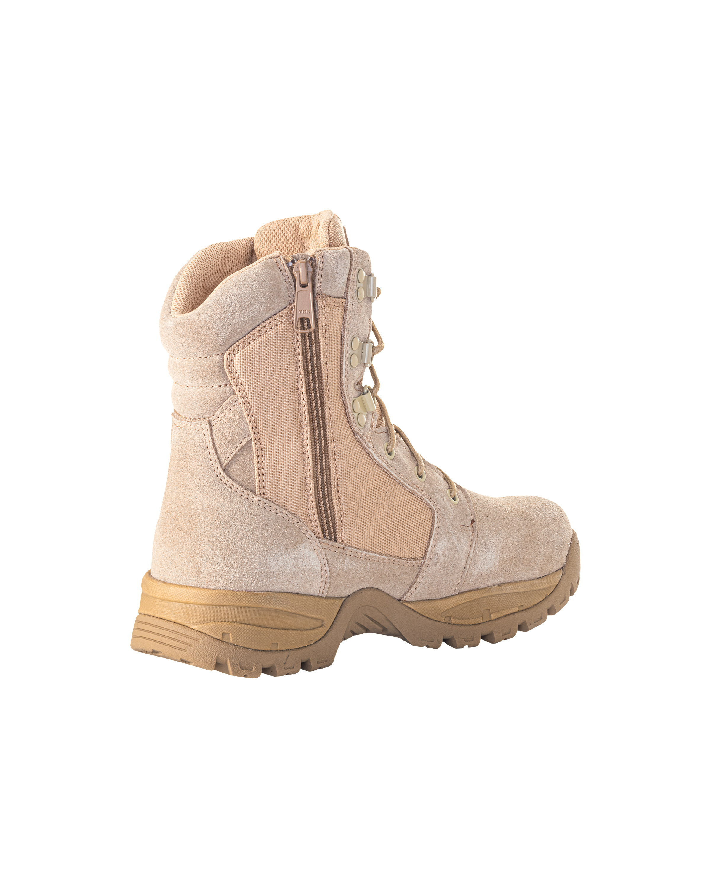 Rugged Sand Suede 7" Zipped Water Resistant Tactical Boots [R62200]