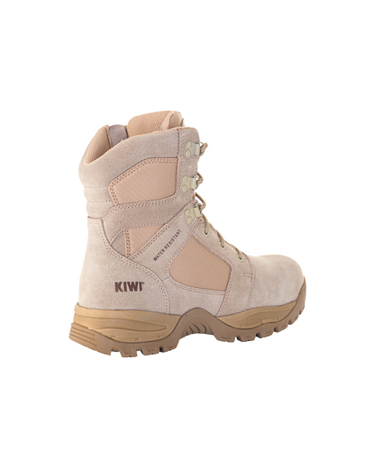 Rugged Sand Suede 7" Zipped Water Resistant Tactical Boots [R62200]