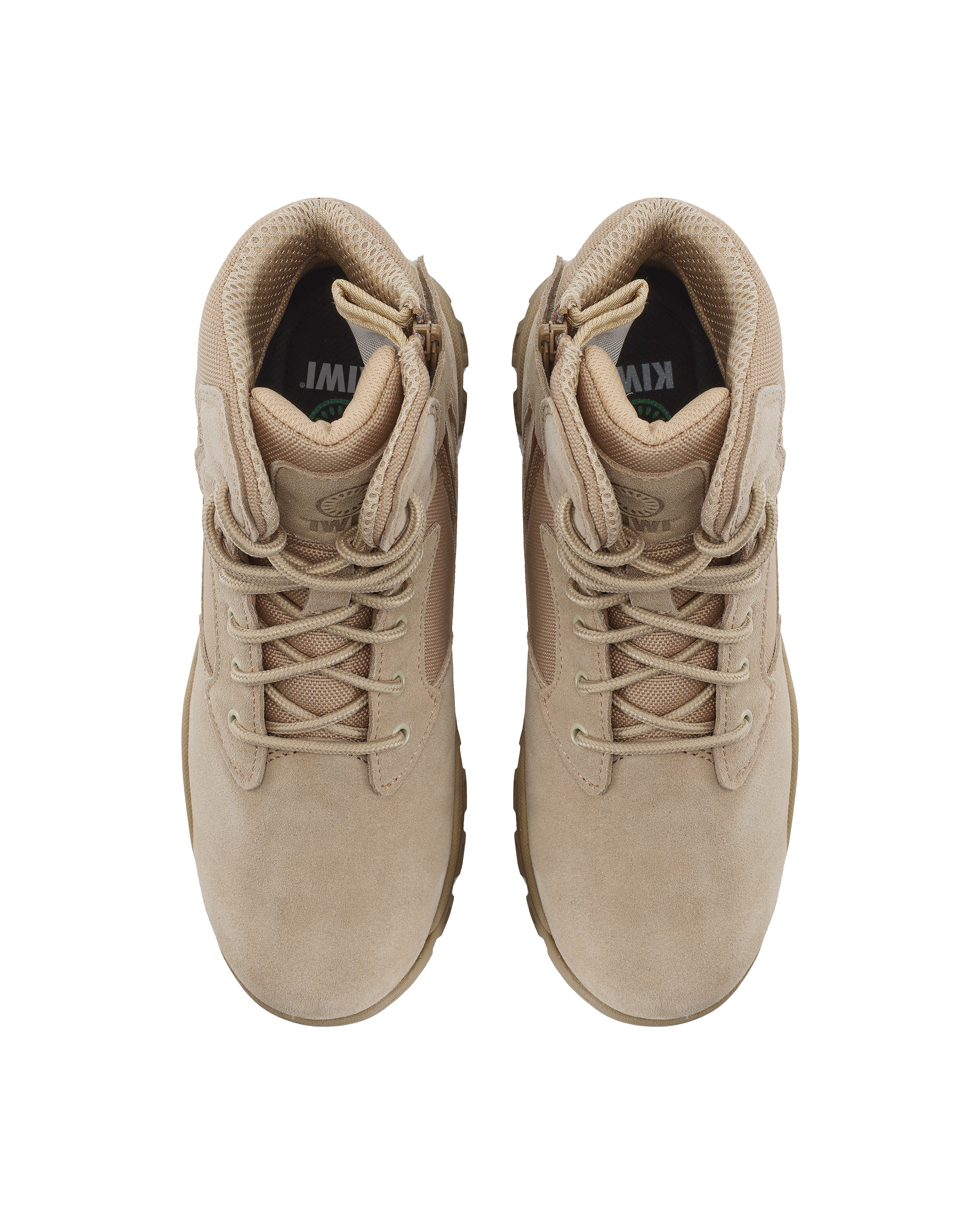 Rugged Sand Suede Mid-Cut 6" Zipped Water Resistant Tactical Boots [R63000]