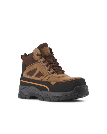 Trail Wheat Suede/Nylon 5" Steel Toe Water Resistant Work Boots [R63200]
