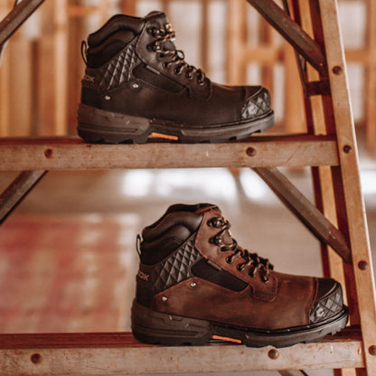 Pallet Jack 6" Composite Toe Waterproof Work Boot – Black