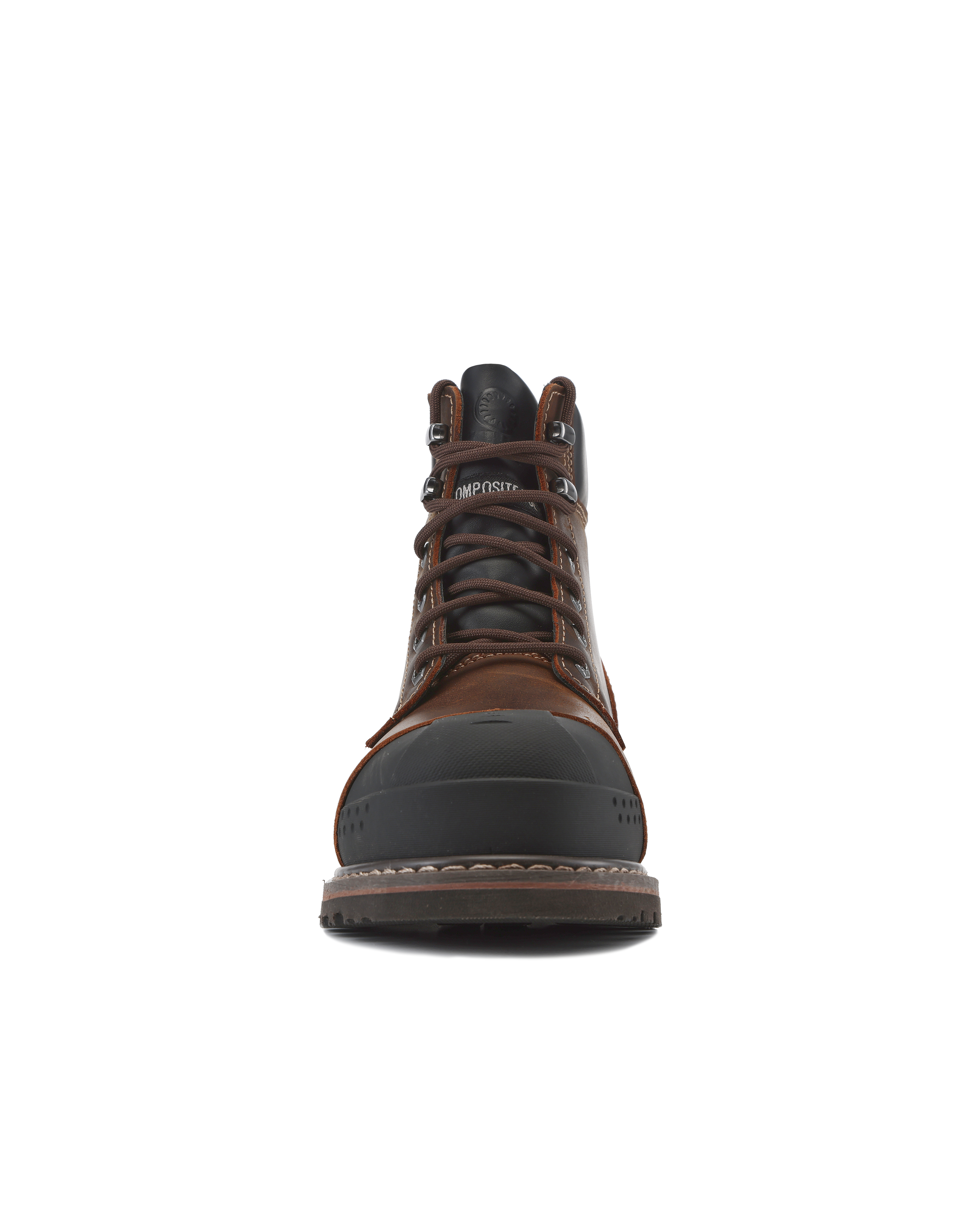 Premium Brown Crazy Horse 6" Steel Toe Waterproof Cap-Toe Work Boots [R64100]