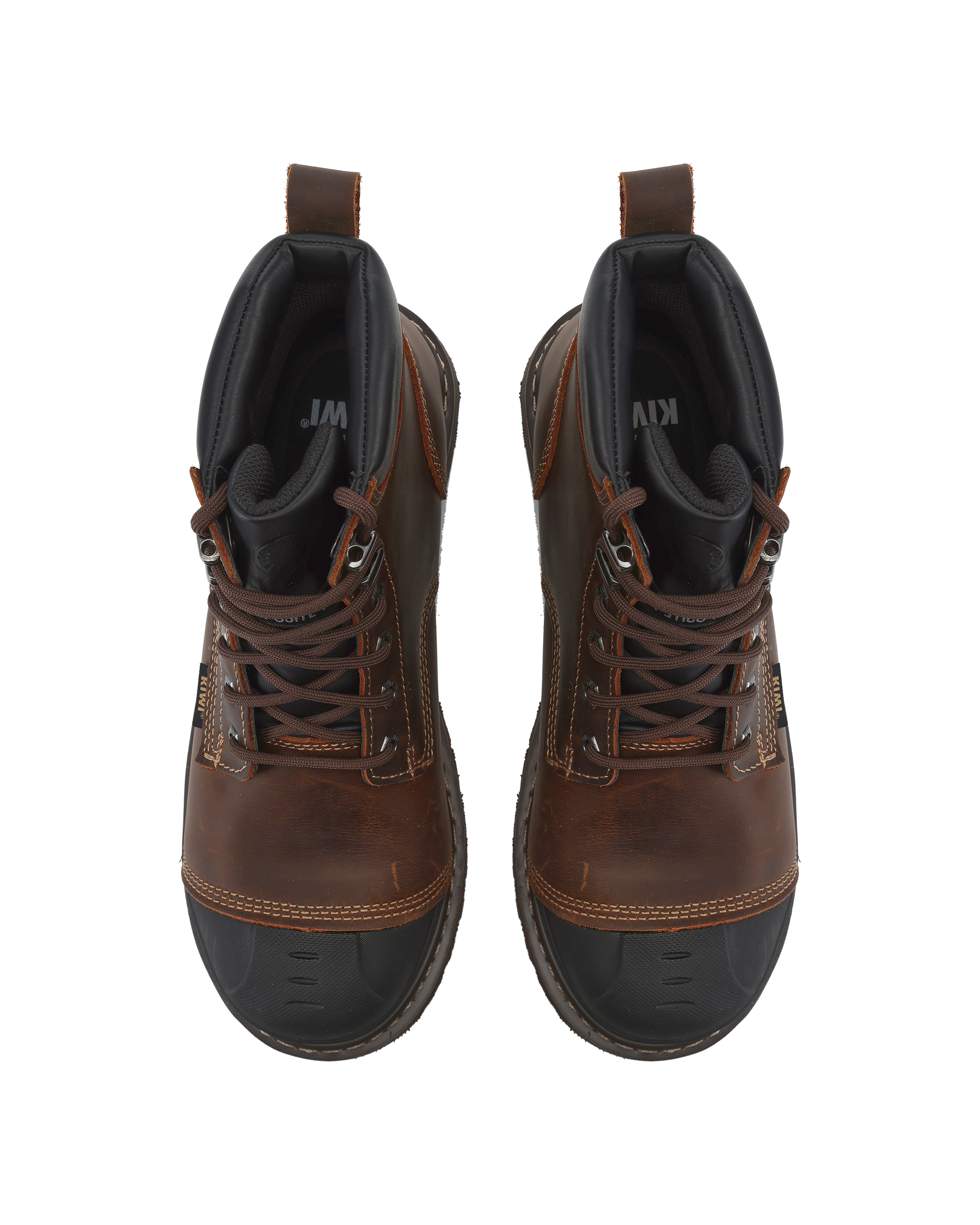 Premium Brown Crazy Horse 6" Composite Toe Waterproof Cap-Toe Work Boots [R69100]