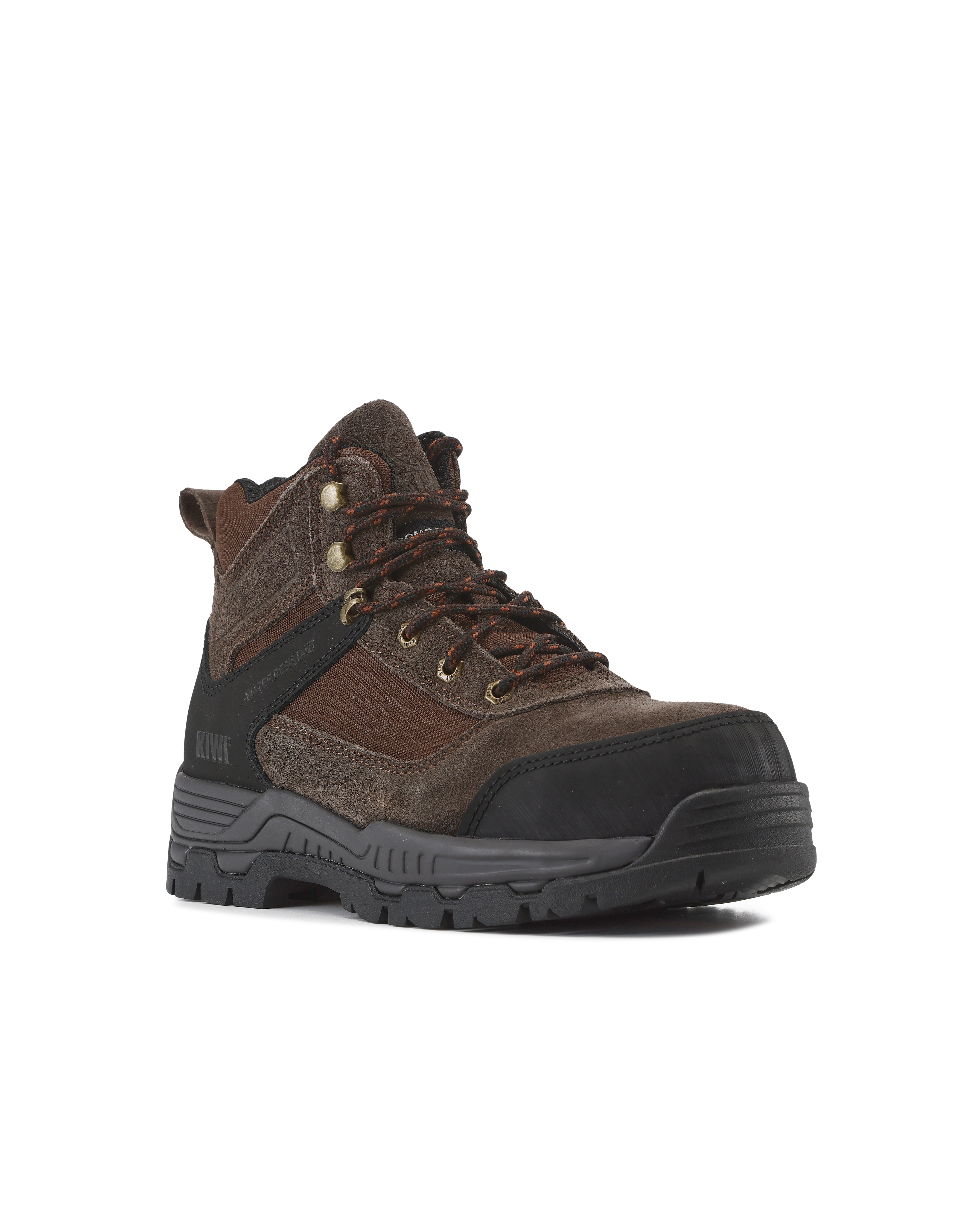 Trek Brown Suede/Nylon 5" Steel Toe Water Resistant Work Boots [R63400]