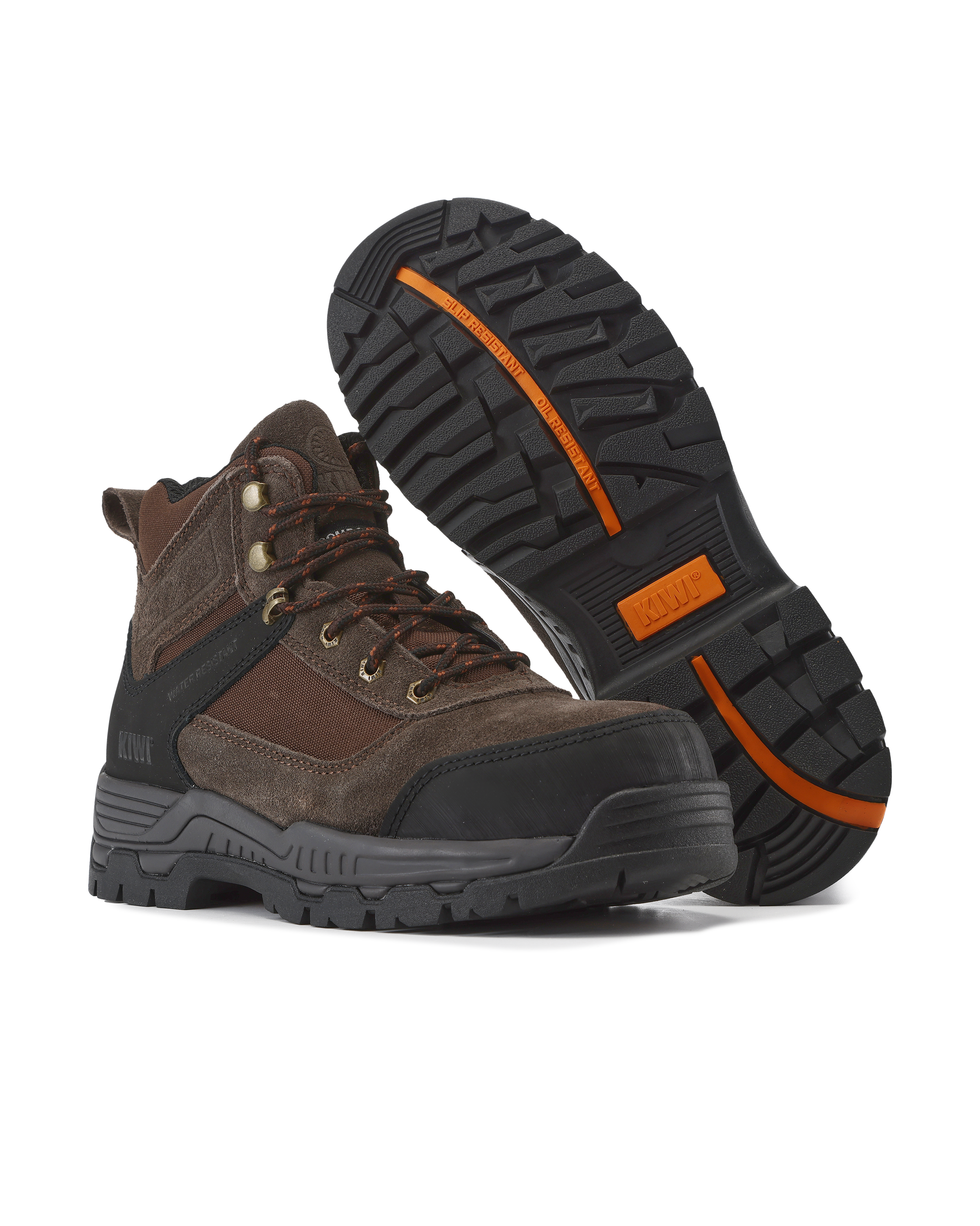 Trek Brown Suede/Nylon 5" Composite Toe Water Resistant Work Boots [R68500]