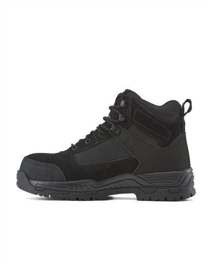 Trek Black Suede/Nylon 5" Steel Toe Water Resistant Work Boots [R63500]