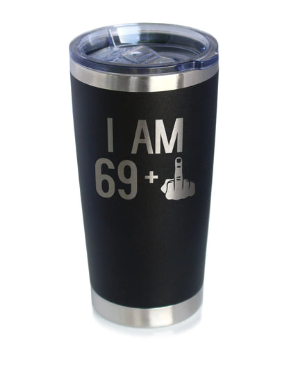 69 + 1 Middle Finger - 20 oz Coffee Tumbler