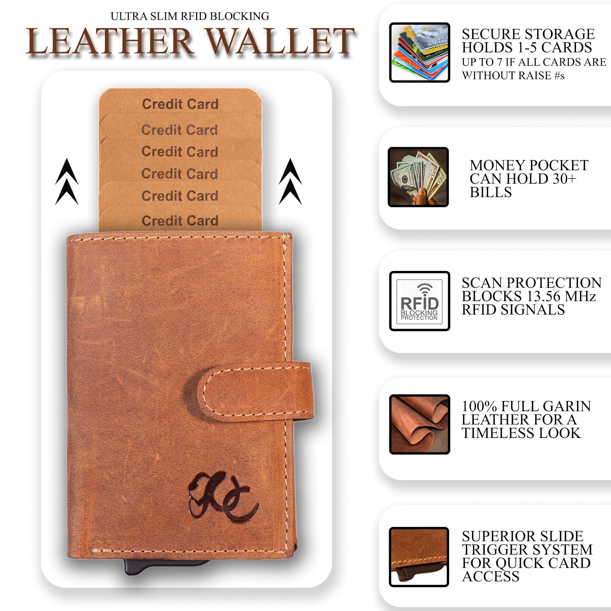 Automatic Pop-Up Bifold Wallet