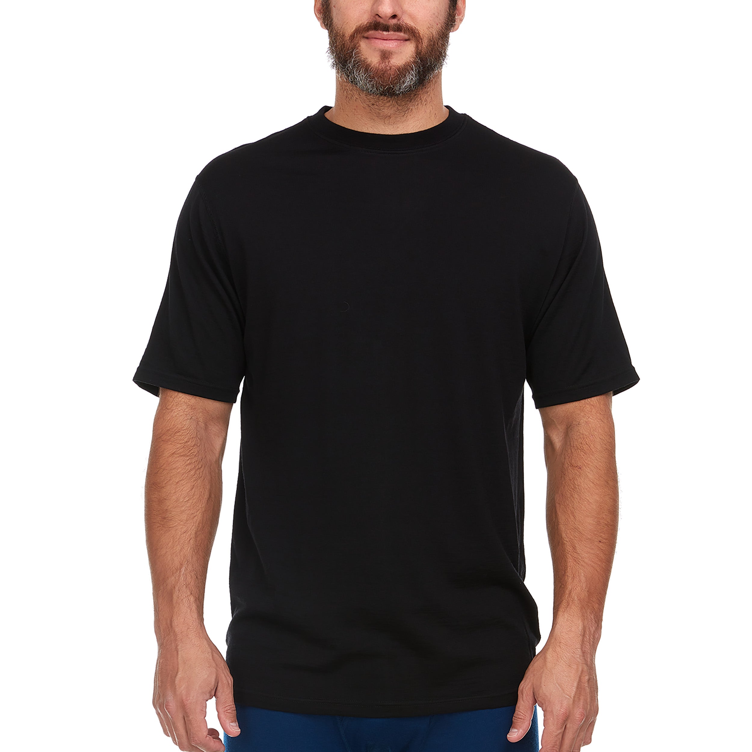 Algonquin Men's T-Shirt Crew 100% Merino Wool