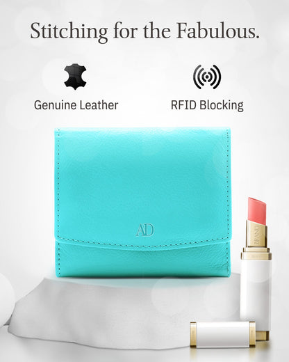 Trifold Coin Wallet with ID Window