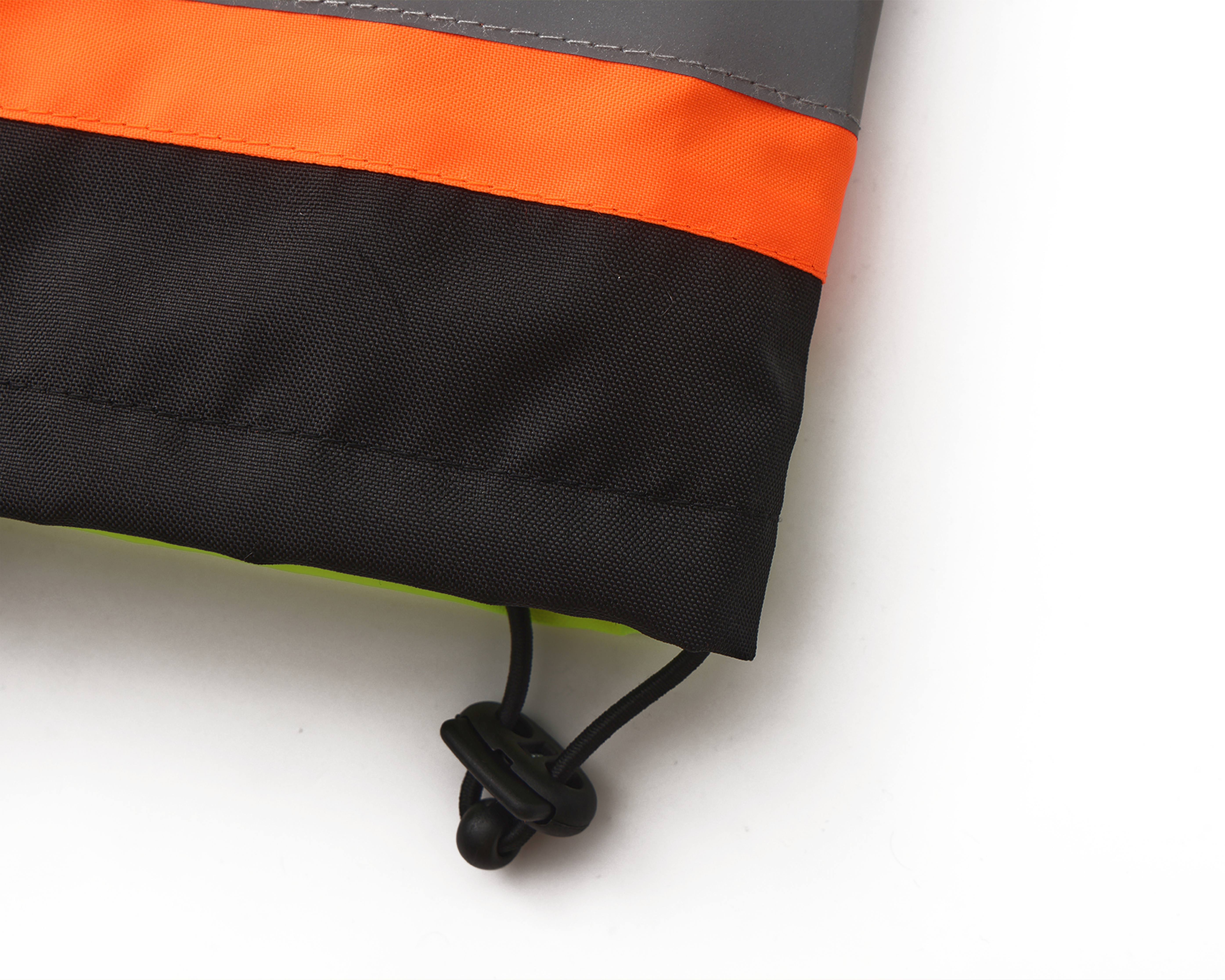 High Visibility 3-in-1 Hooded & Fleece Lined ANSI/ISEA 107-2020, Type R, Class 3 Two Tone, Contrast Trimmed Water Resistant Neon Safety Jacket [R71500]