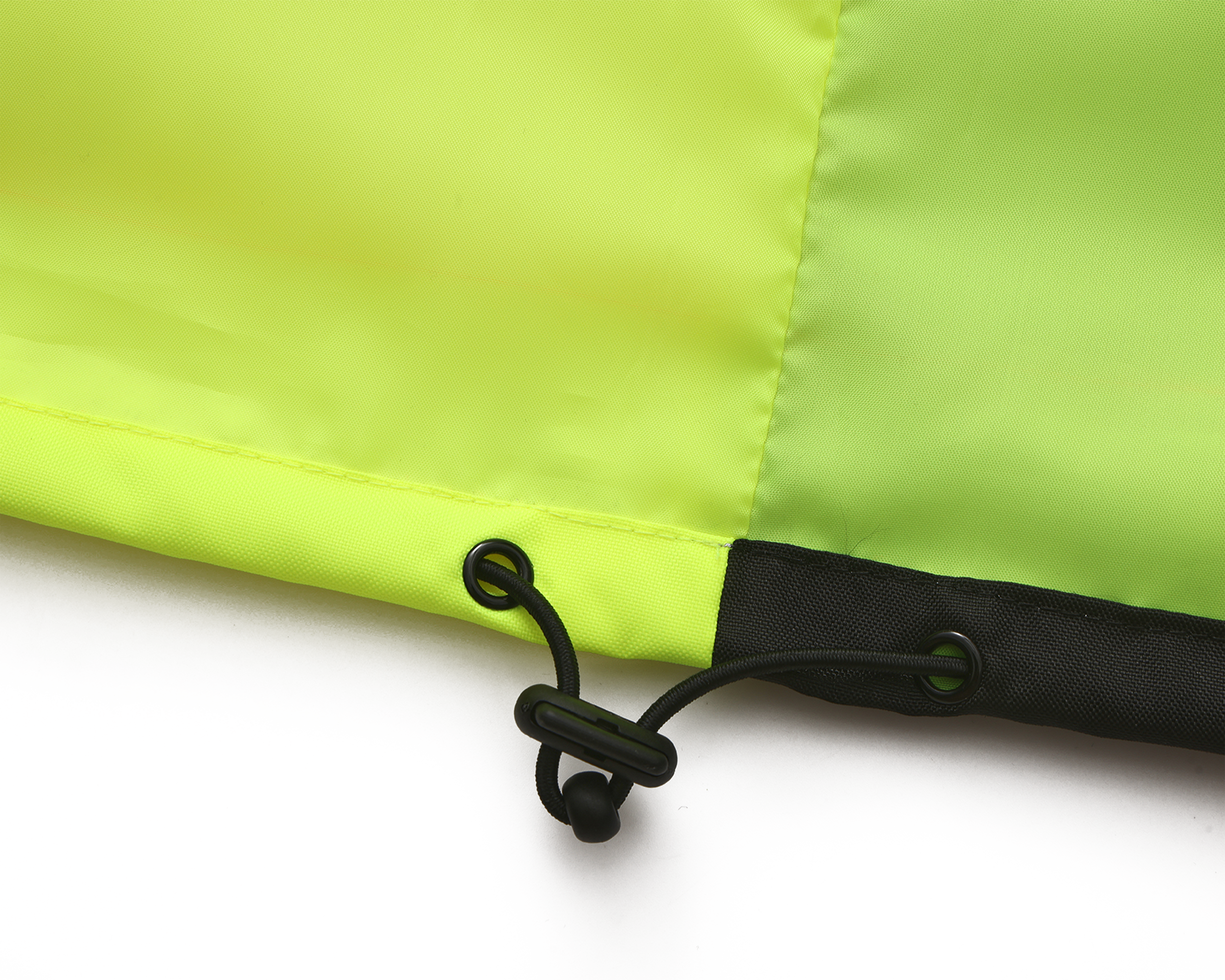 High Visibility 3-in-1 Hooded & Fleece Lined ANSI/ISEA 107-2020, Type R, Class 3 Two Tone, Contrast Trimmed Water Resistant Neon Safety Jacket [R71500]