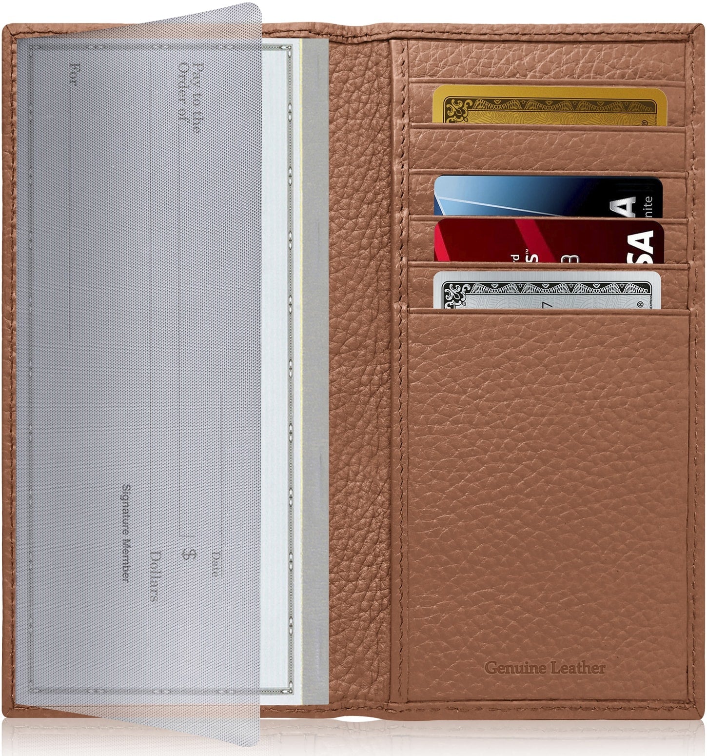 Leather Checkbook Cover