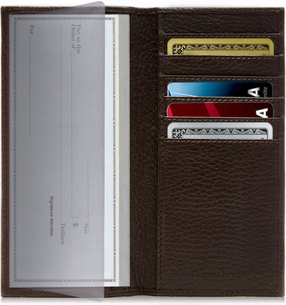 Leather Checkbook Cover