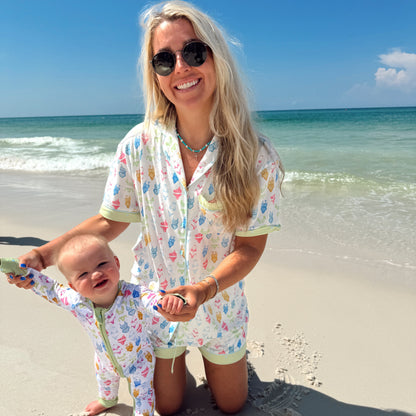 Bikinis - Short Sleeve Pajama Set