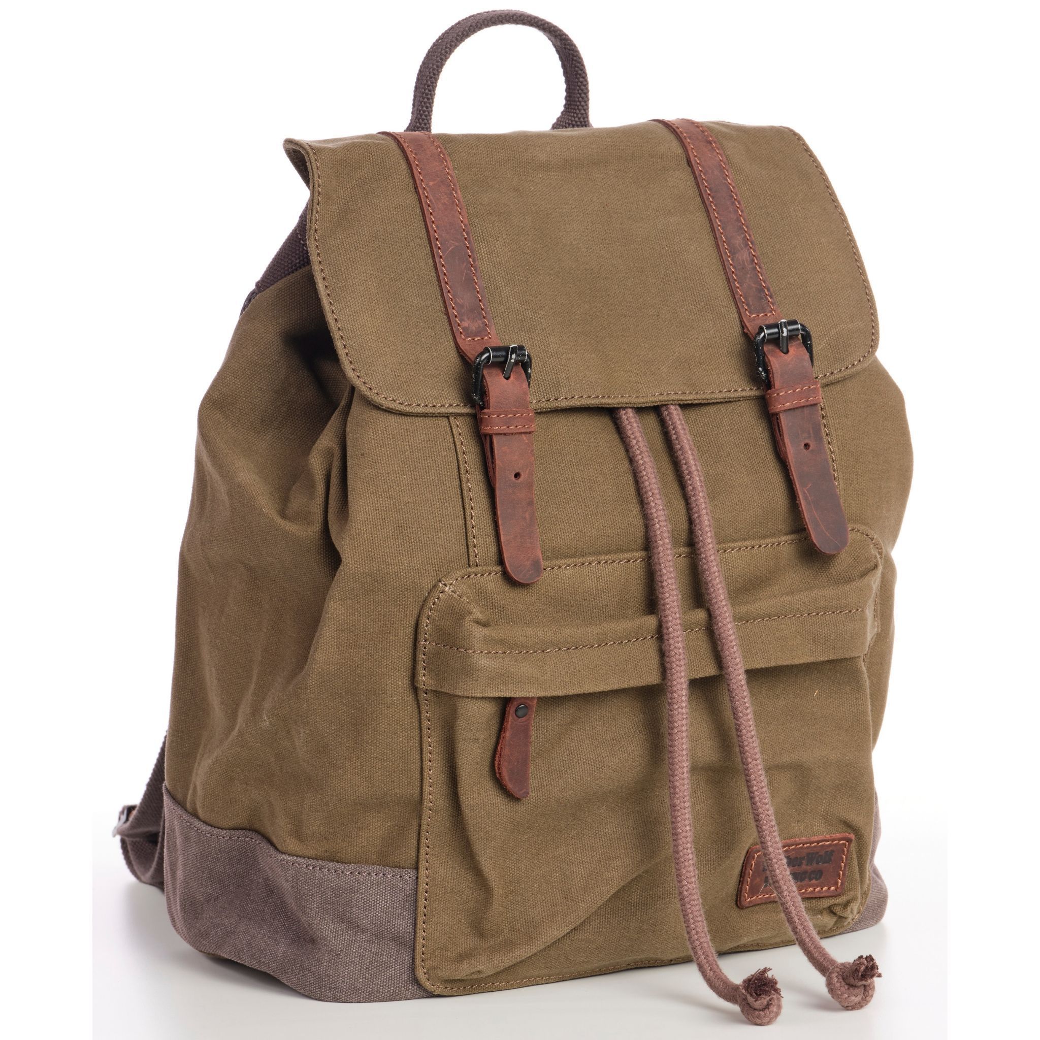 TimberWolf Daypack Vintage Canvas Backpack