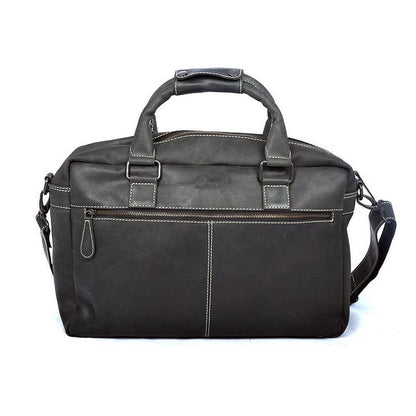 Brandon Spacious Buffalo Leather Shoulder Bag