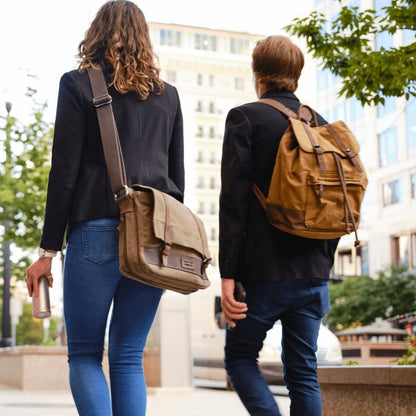 TimberWolf Daypack Vintage Canvas Backpack