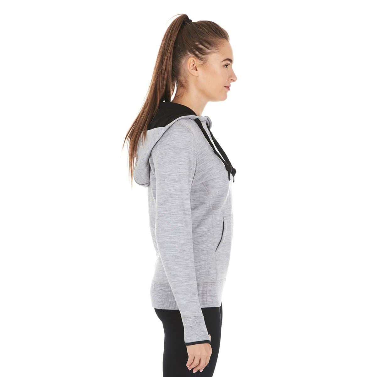 Women's Brushed Wool Hoodie Kodiak Fleece