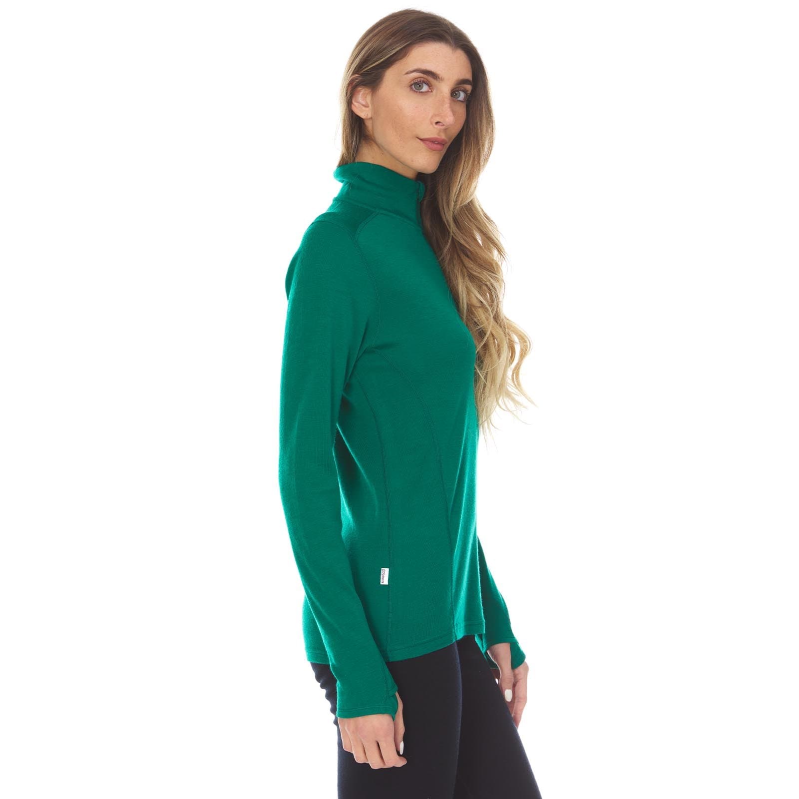 Sequoia Women's 1/4 Zip 100% Merino Wool