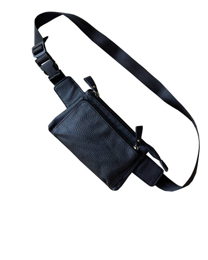 Christian Leather Sling Fanny Waist Pack