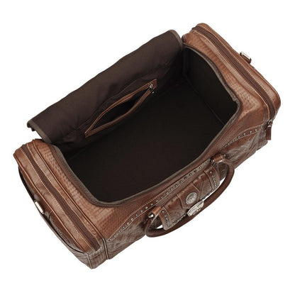 Classic Zip-Top Duffel Bag w/ Front Pouch and Side Zipper Pockets