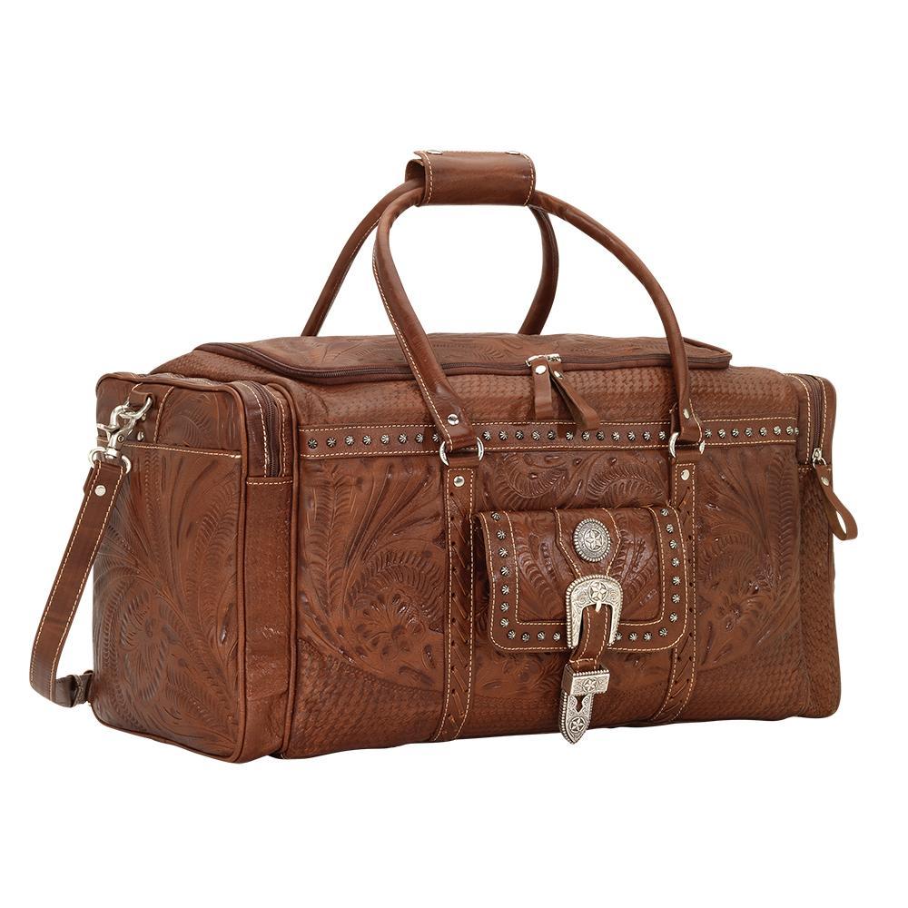 Classic Zip-Top Duffel Bag w/ Front Pouch and Side Zipper Pockets