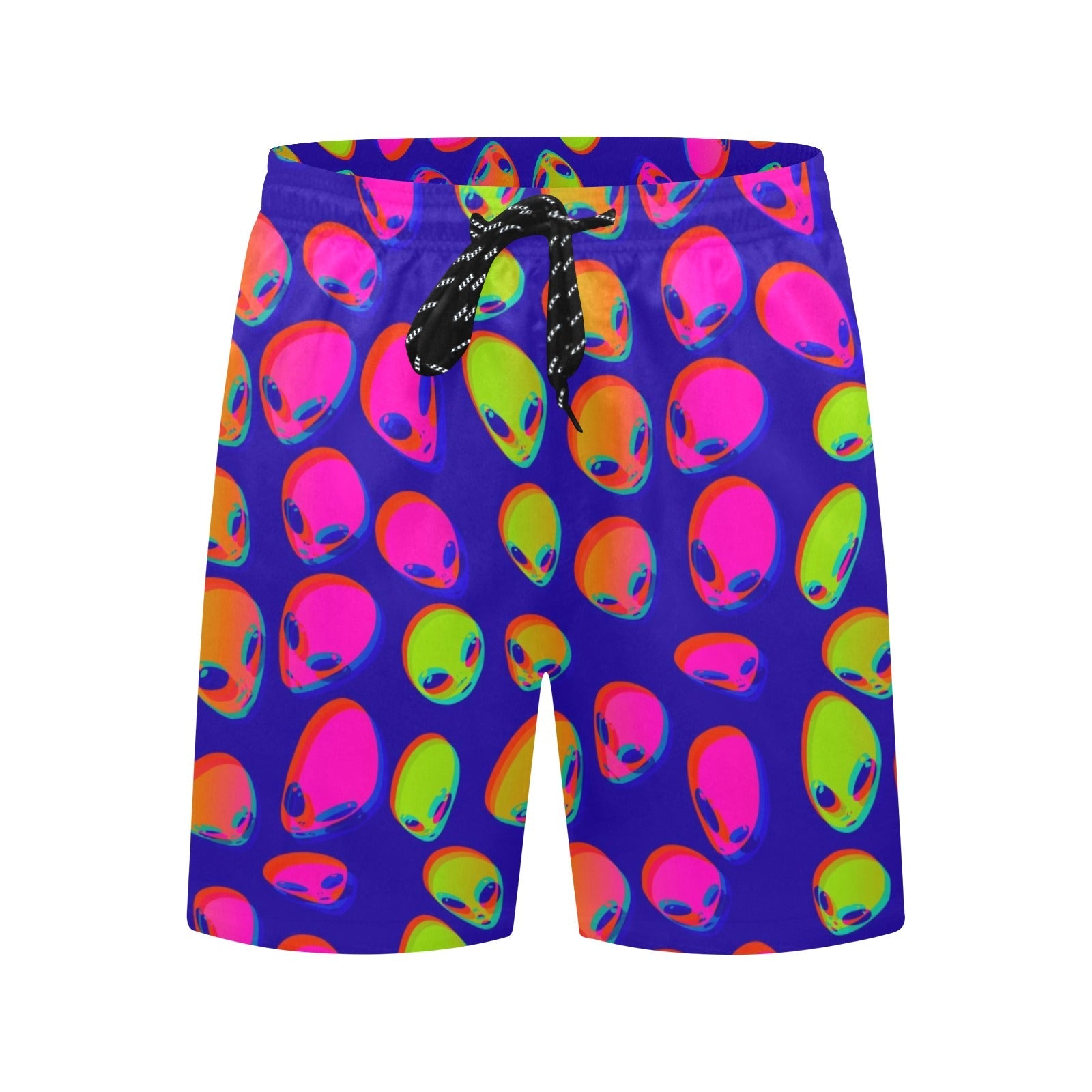 Neon Alien Blast Swim Shorts
