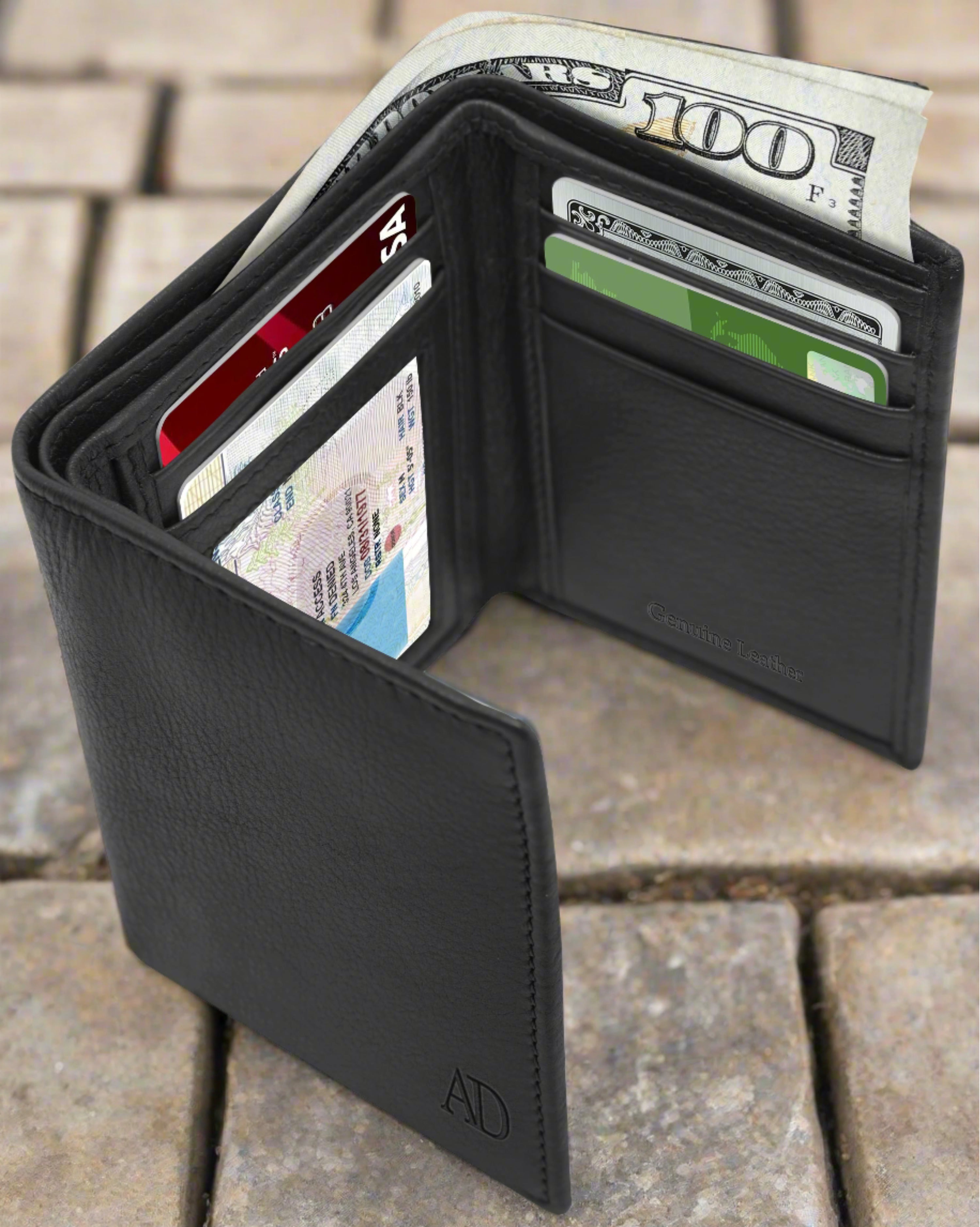 Leather Trifold Wallet