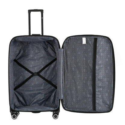 Grace Soft shell Expandable 4-Piece Spinner Luggage Set with Lock