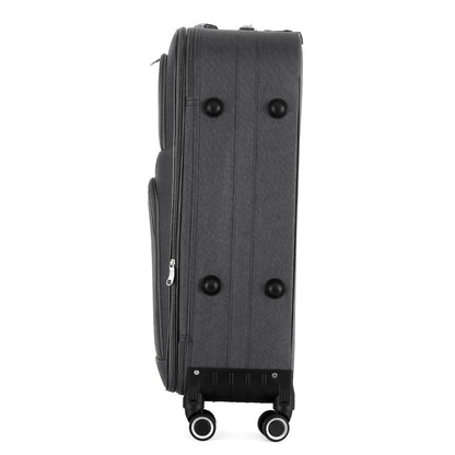 Grace Soft shell Expandable 4-Piece Spinner Luggage Set with Lock