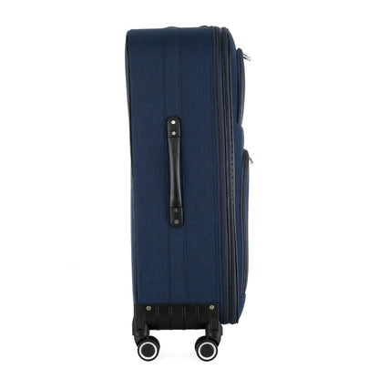 Grace Soft shell Expandable 4-Piece Spinner Luggage Set with Lock