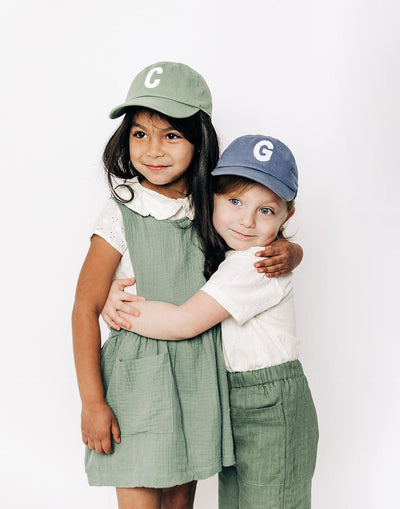 Dusty Sage Letter Baseball Hat