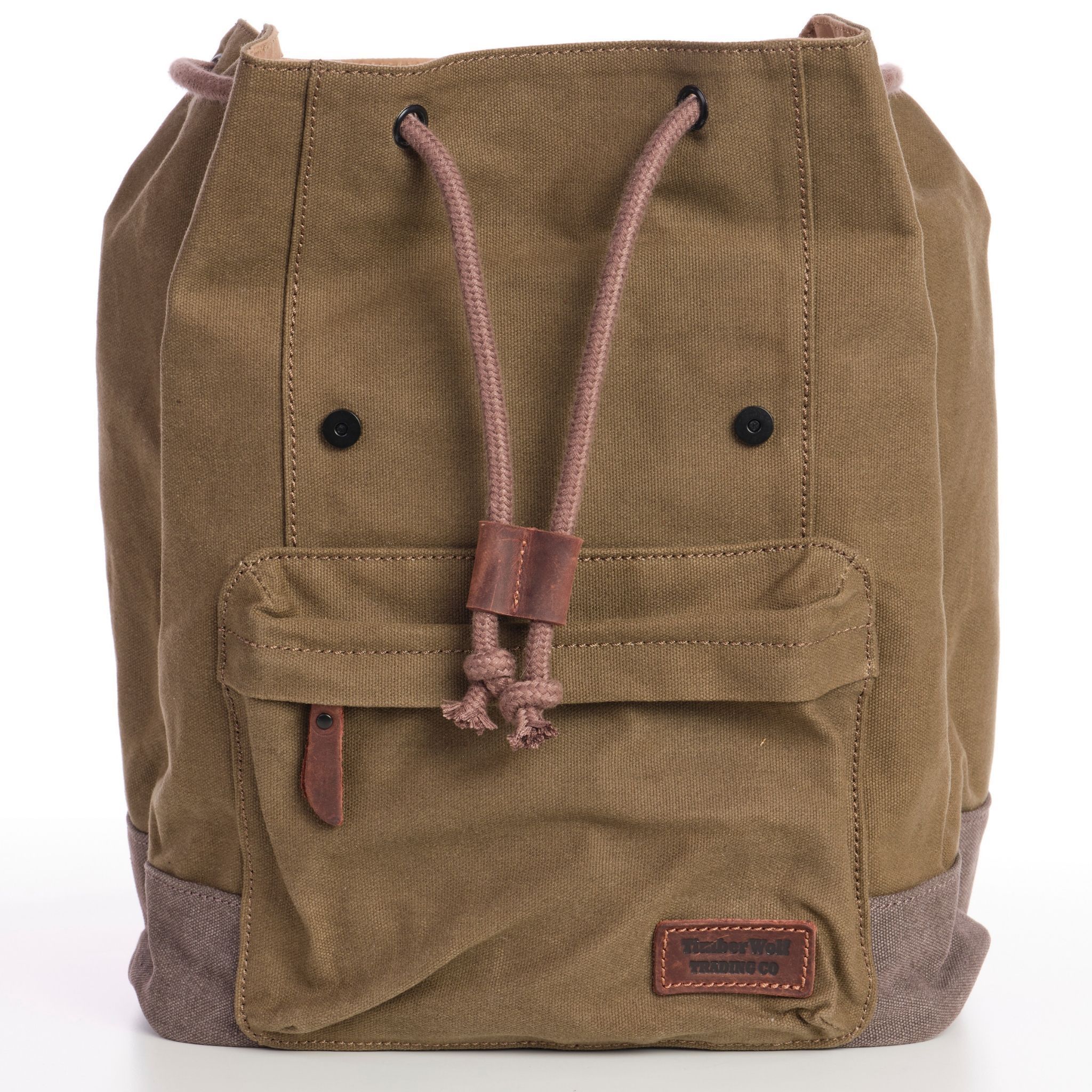 TimberWolf Daypack Vintage Canvas Backpack