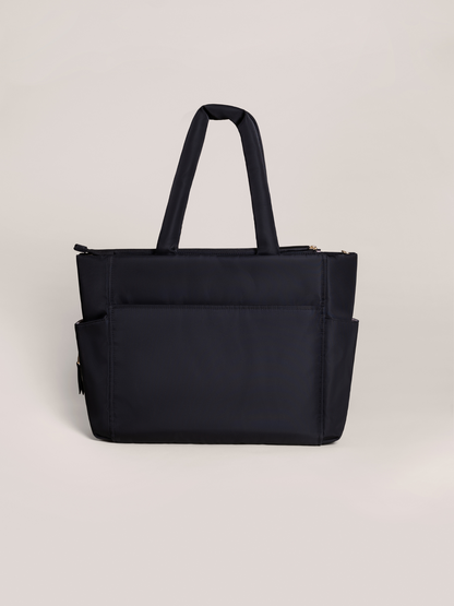 Utility-Strap Tote Black